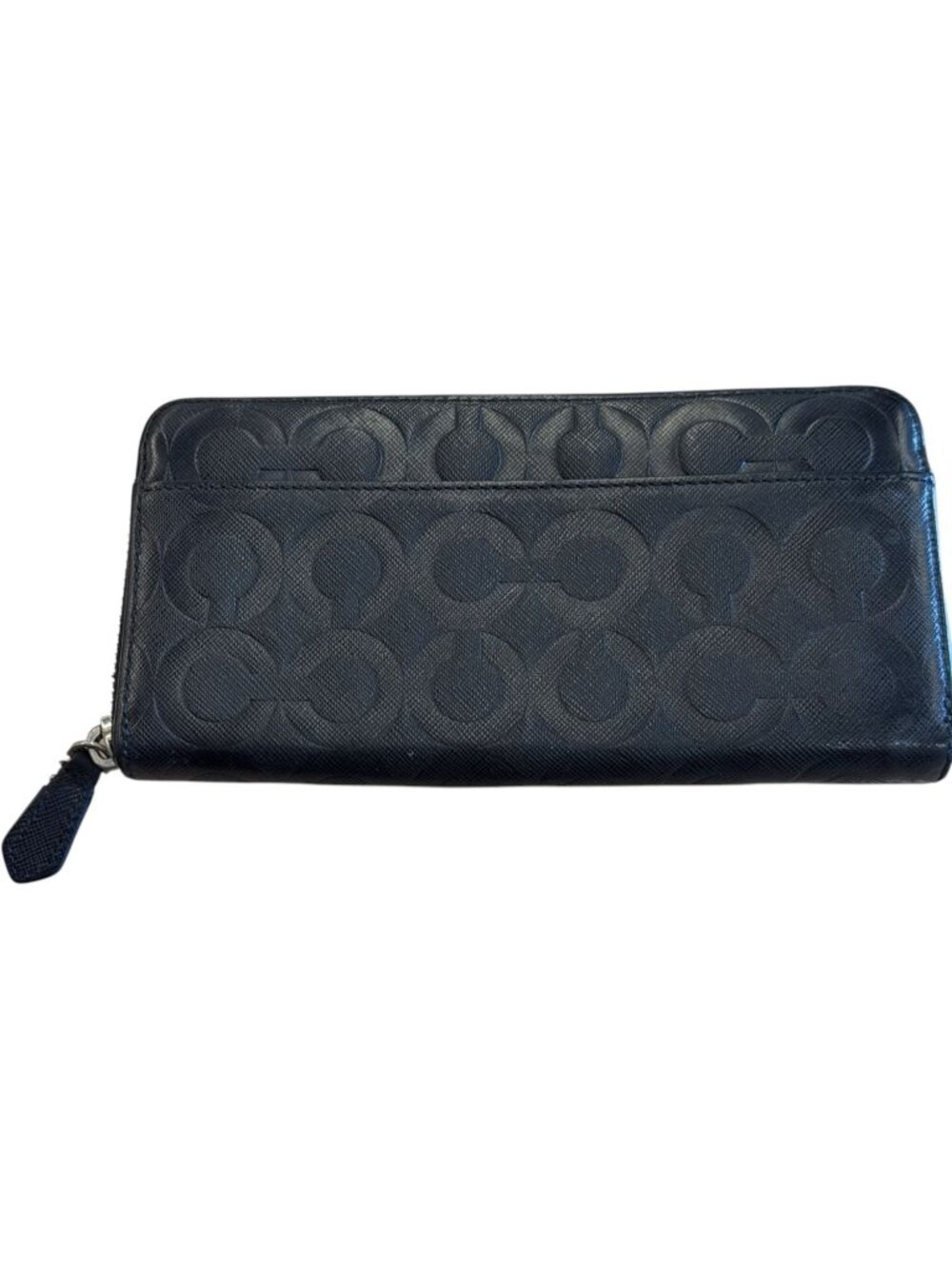 598146CR C1 Coach Wallet Long Black PVC